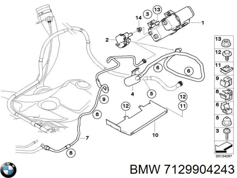  BMW 7129904243 цена, от 0.94 USD