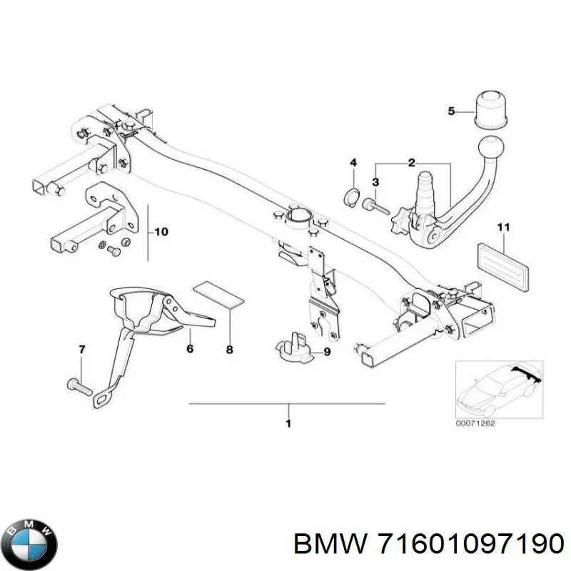 71601097190 BMW 