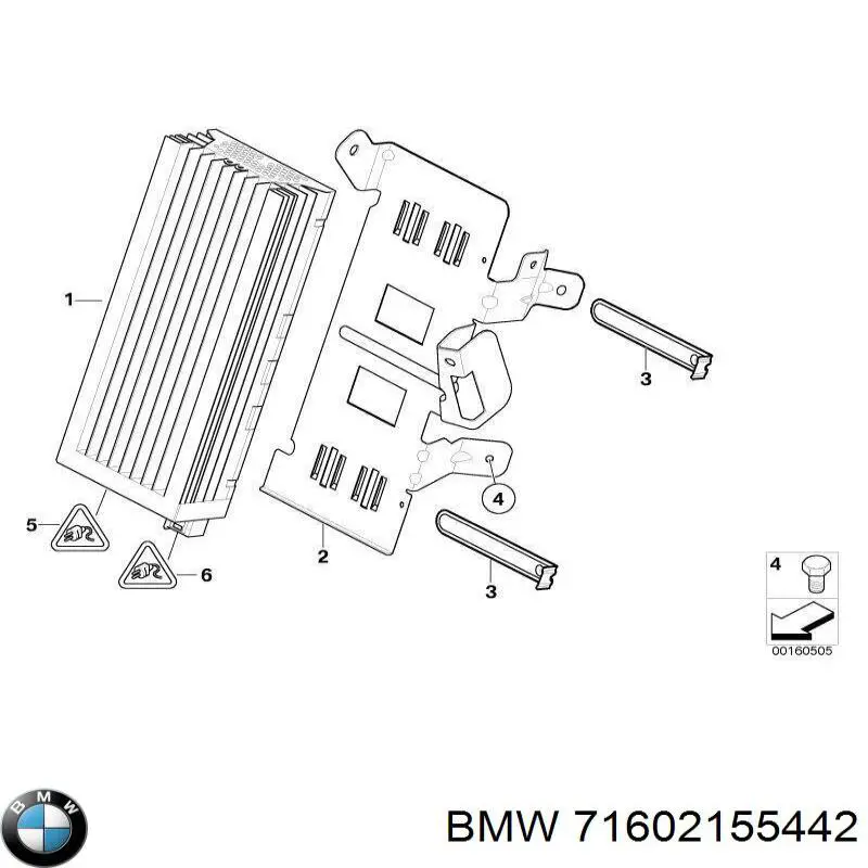  BMW 71602155442 цена, от 183.70 USD