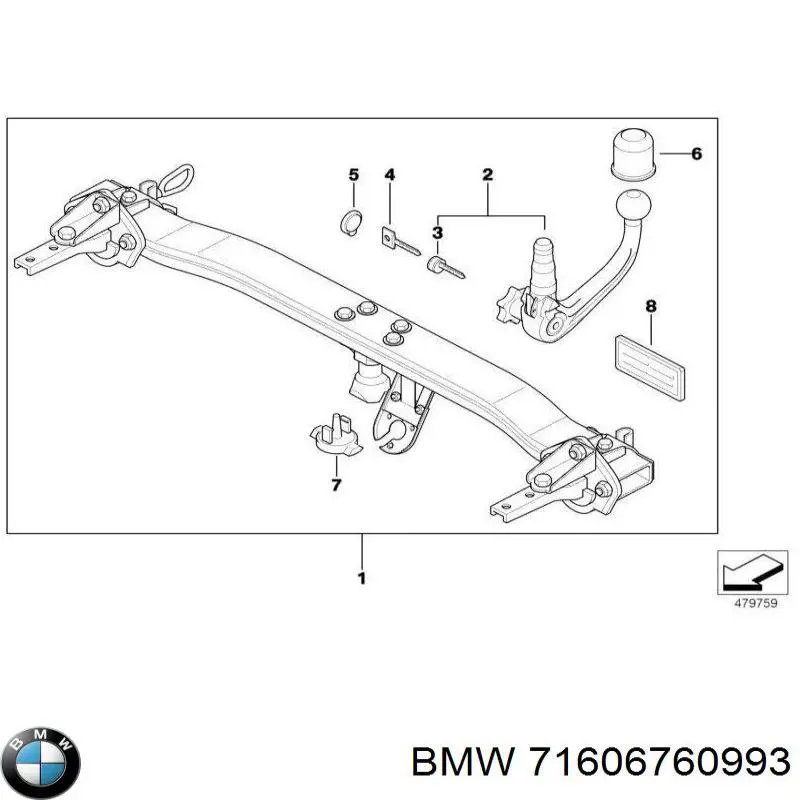  BMW 71606760993