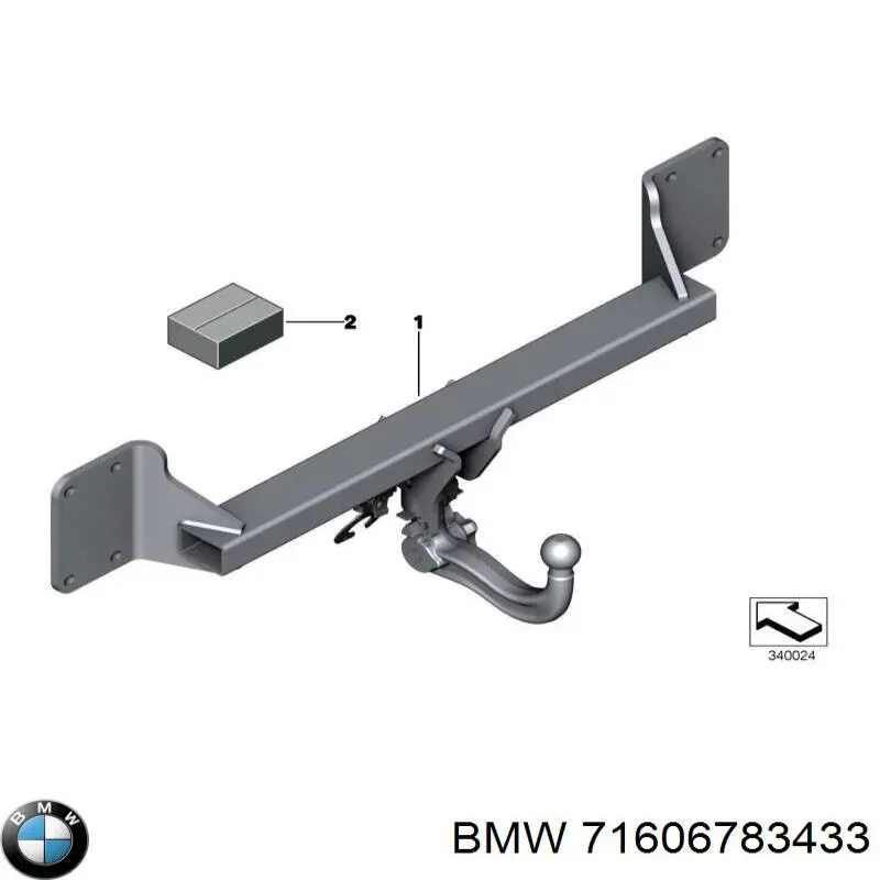 Устройство тягово-сцепное BMW 71606783433 цена, от 783.86 USD