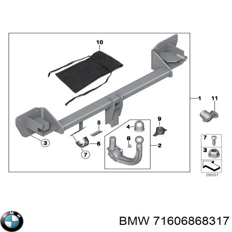  BMW 71606868317 цена, от 826.06 USD