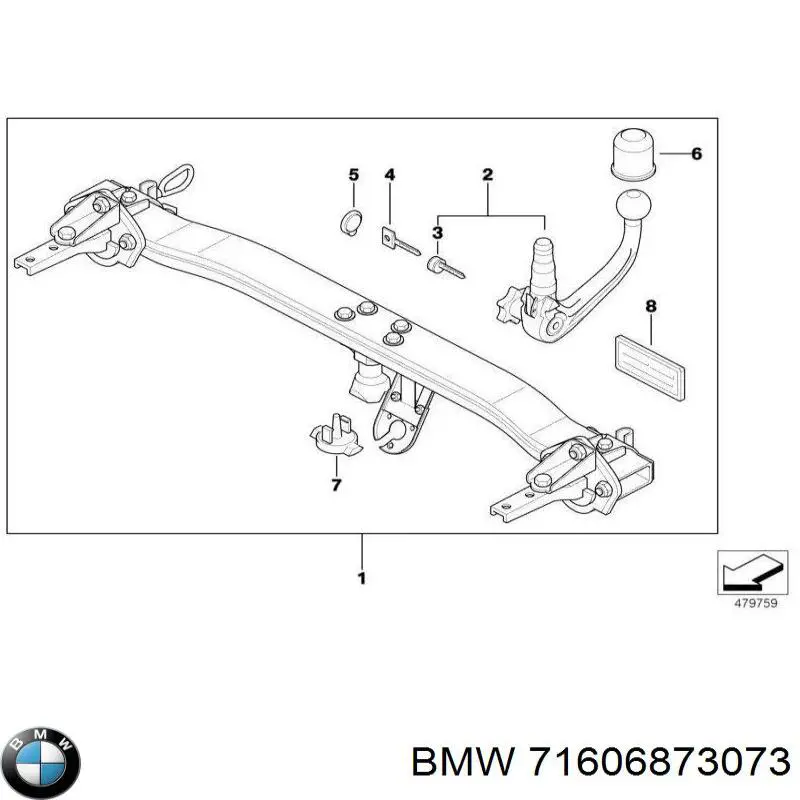  BMW 71606873073 цена, от 126.69 USD