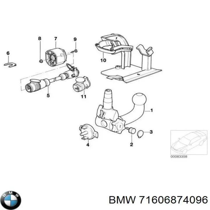 Купить 71606799158 BMW 