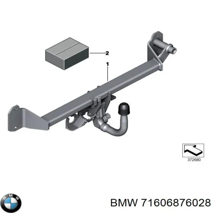 Купить 71606876028 BMW Фаркоп