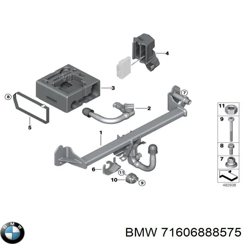  BMW 71606888575 цена, от 225.73 USD