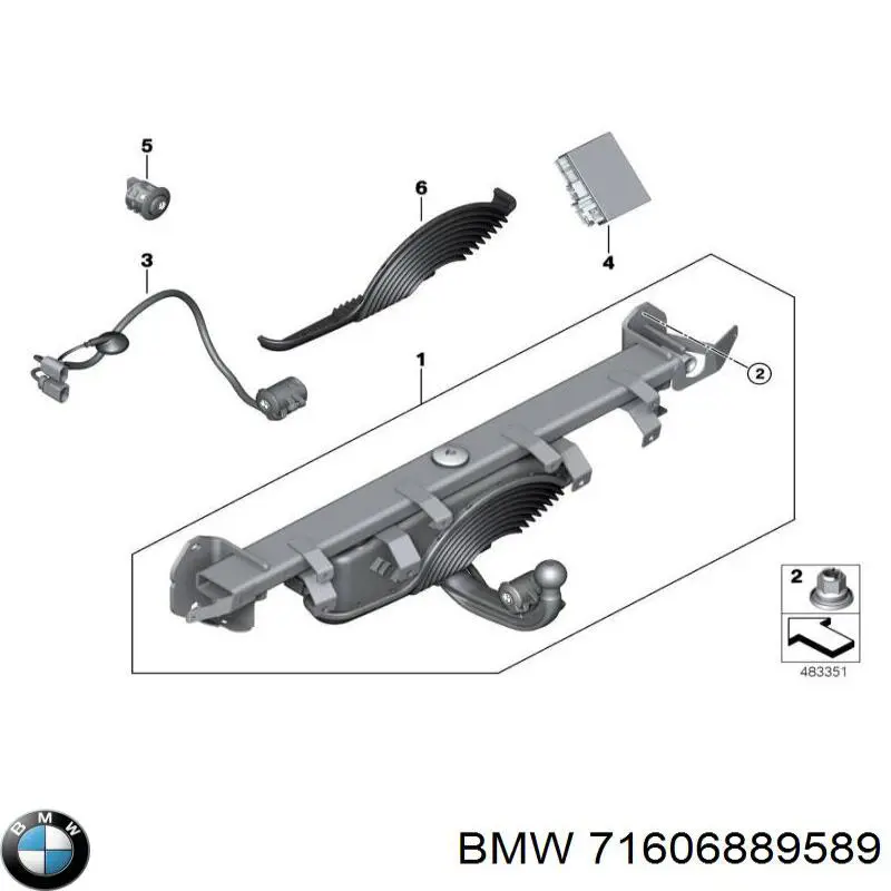 Стойка задняя, левая BMW 71606889589 цена, от 104.36 USD