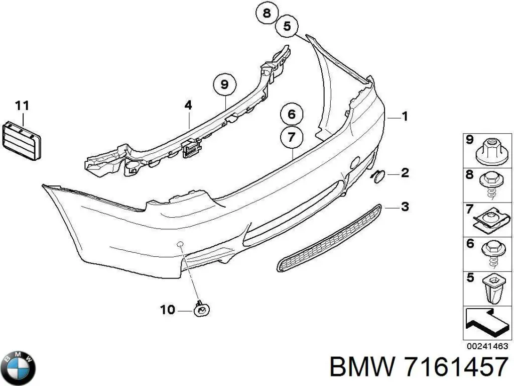  BMW 51127161457 цена, от 51.95 USD