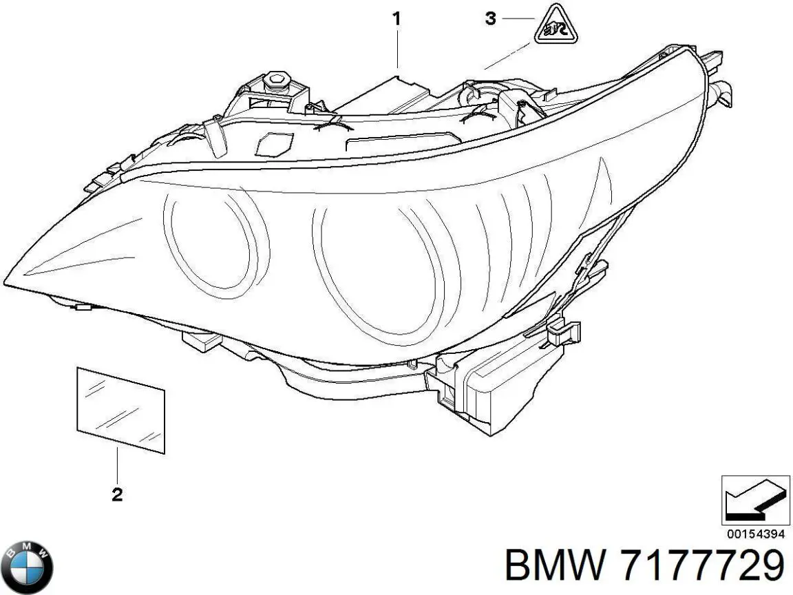 Фара левая BMW 7177729 цена, от 316.74 USD