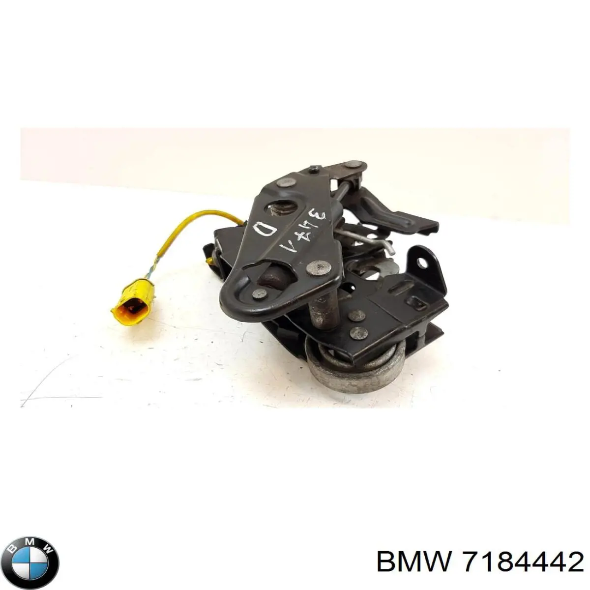 7184442 BMW Замок капота правый