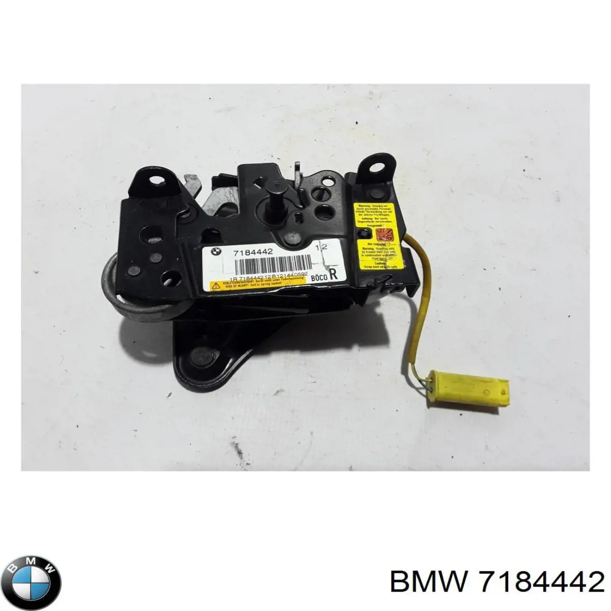 7184442 BMW Замок капота правый