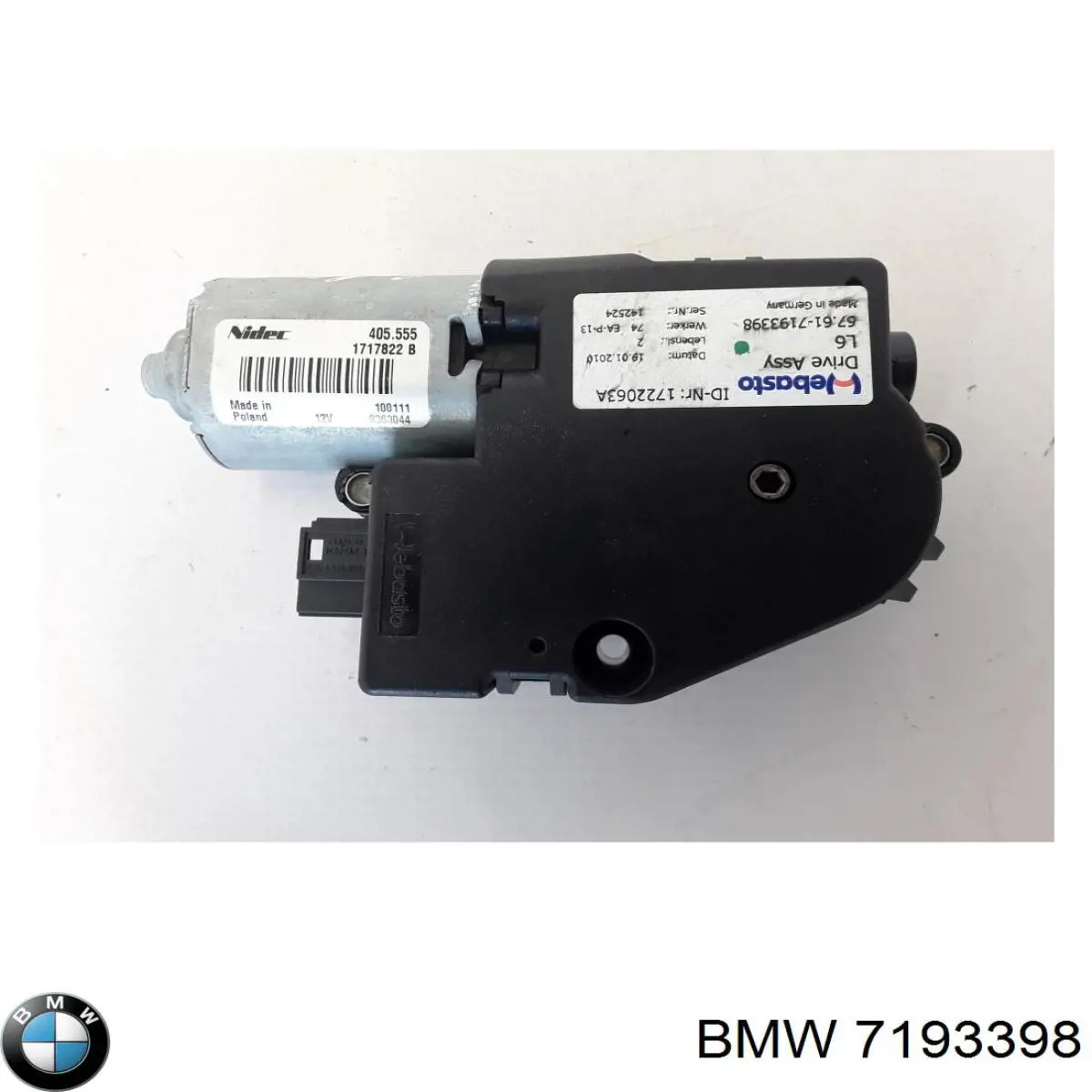 Купить 7316535 BMW Мотор привода люка