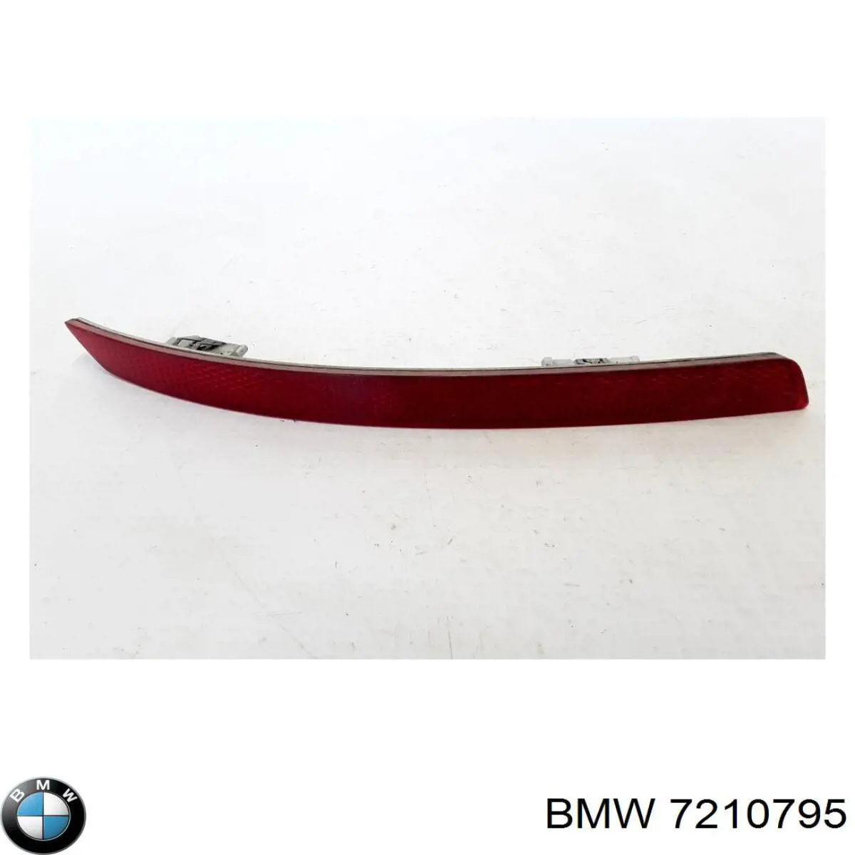 Левый отражатель заднего бампера 7210795 BMW