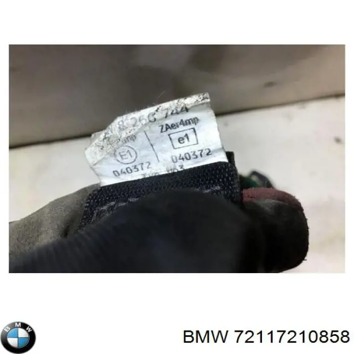 Ремень безопасности передний правый 72118266744 BMW