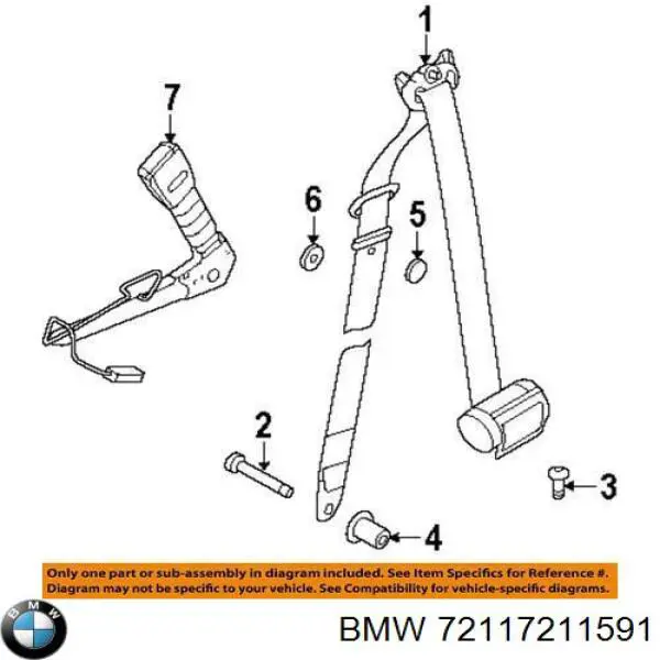 Купить 72117211591 BMW 