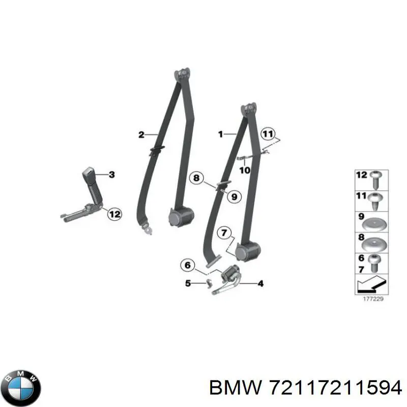 72117211594 BMW 