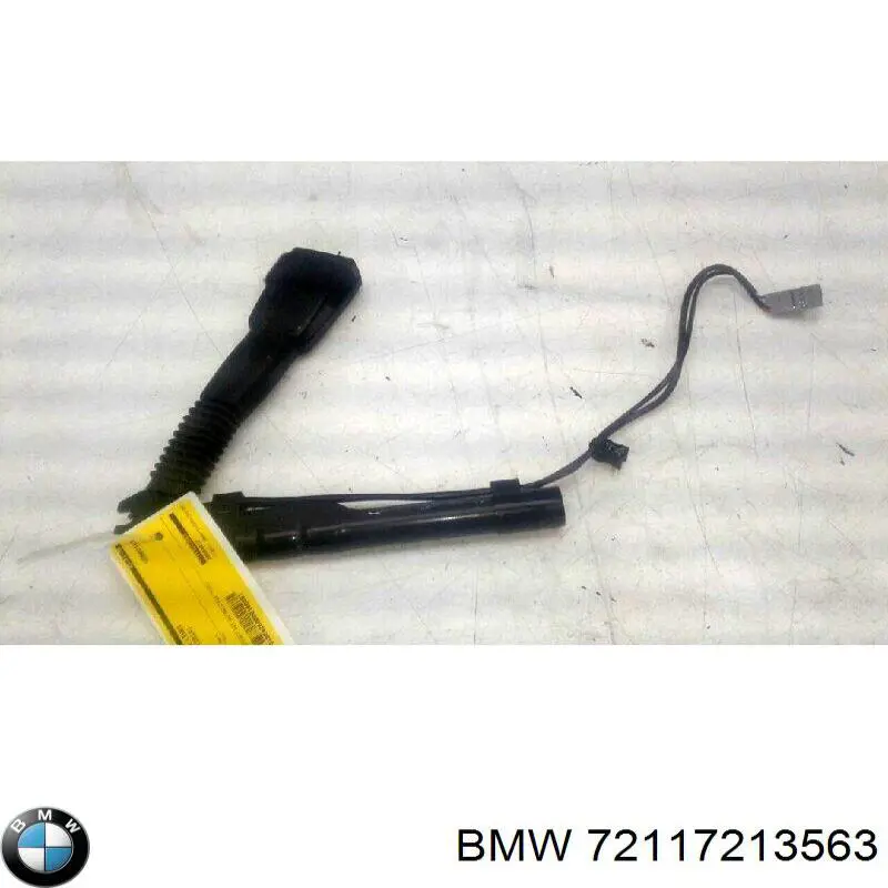72117213563 BMW barra (fecho de fixação da correia de segurança dianteira esquerda)
