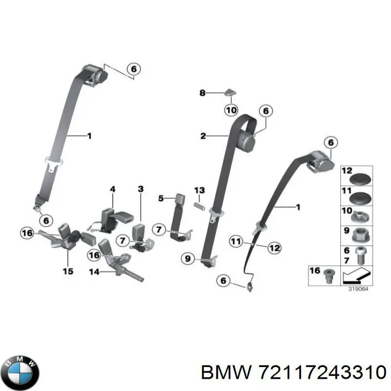  72117243310 BMW