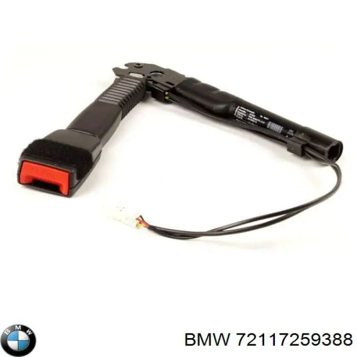 Рычаг (замок) фиксации ремня безопасности передний правый 7259388 BMW