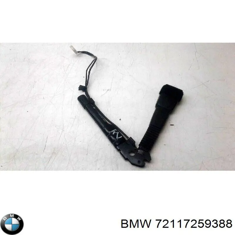 72117259388 BMW рычаг (замок фиксации ремня безопасности передний правый)