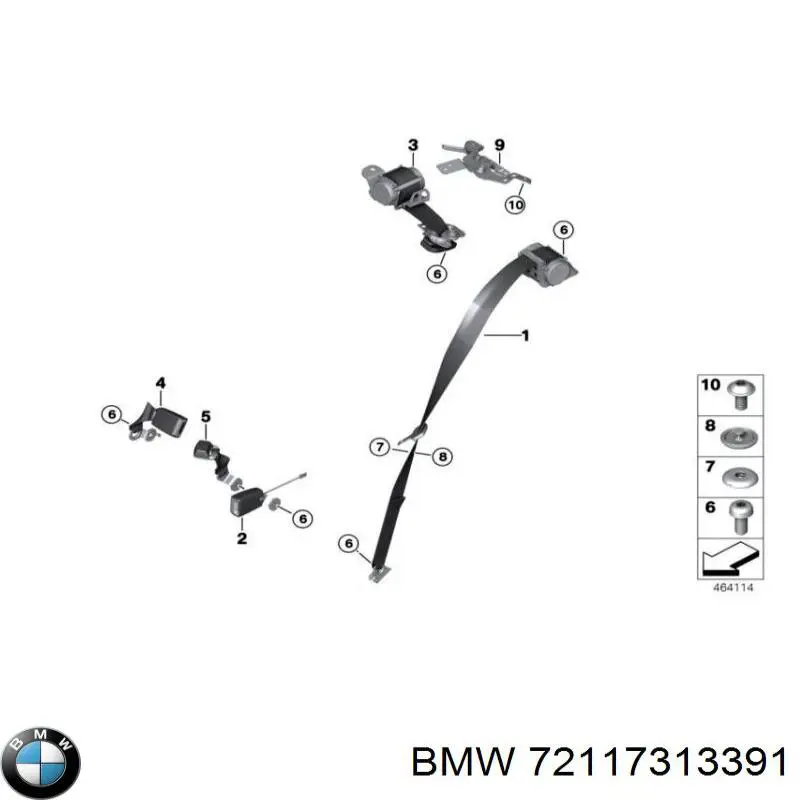 72117313391 BMW 