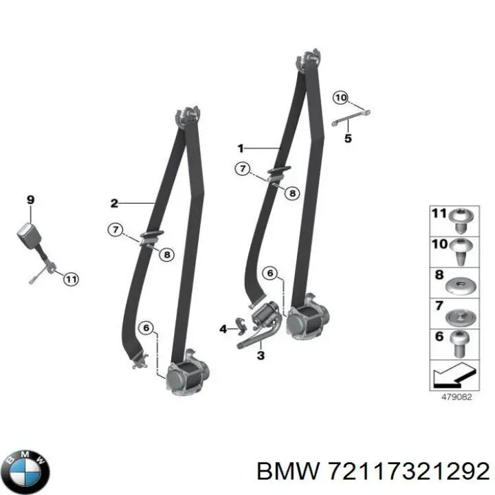 72117321292 BMW 