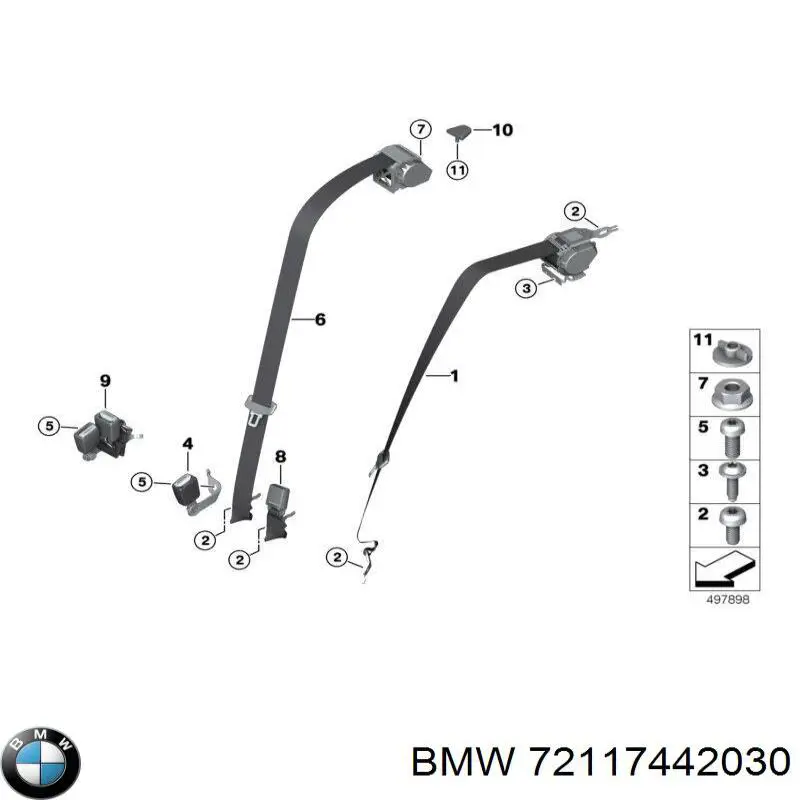 72117442030 BMW 