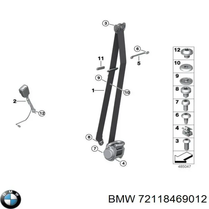 Купить 72118469012 BMW 