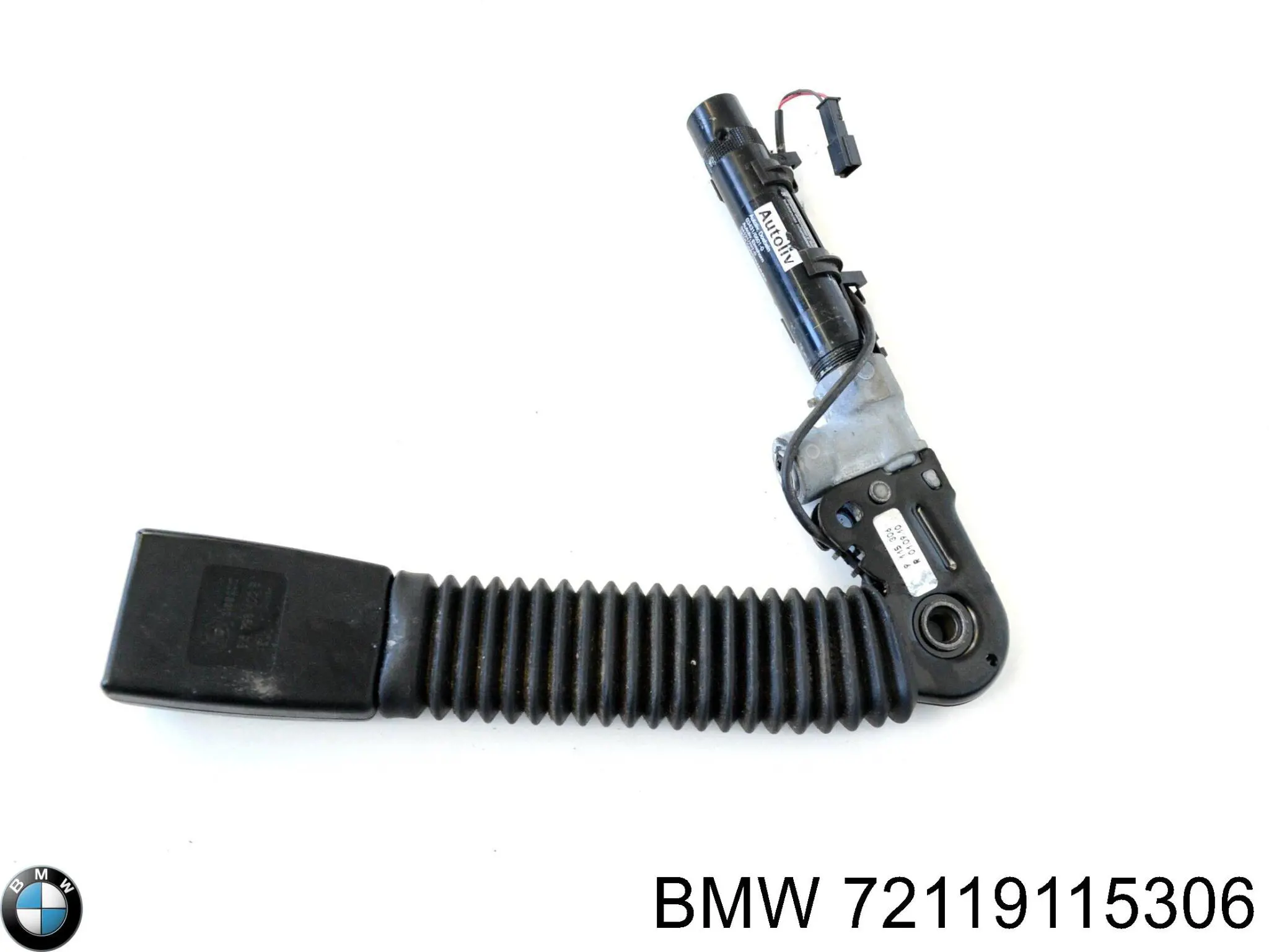 72119115306 BMW barra (fecho de fixação da correia de segurança dianteira direita)