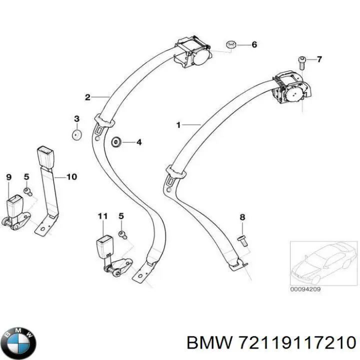 72119117210 BMW 