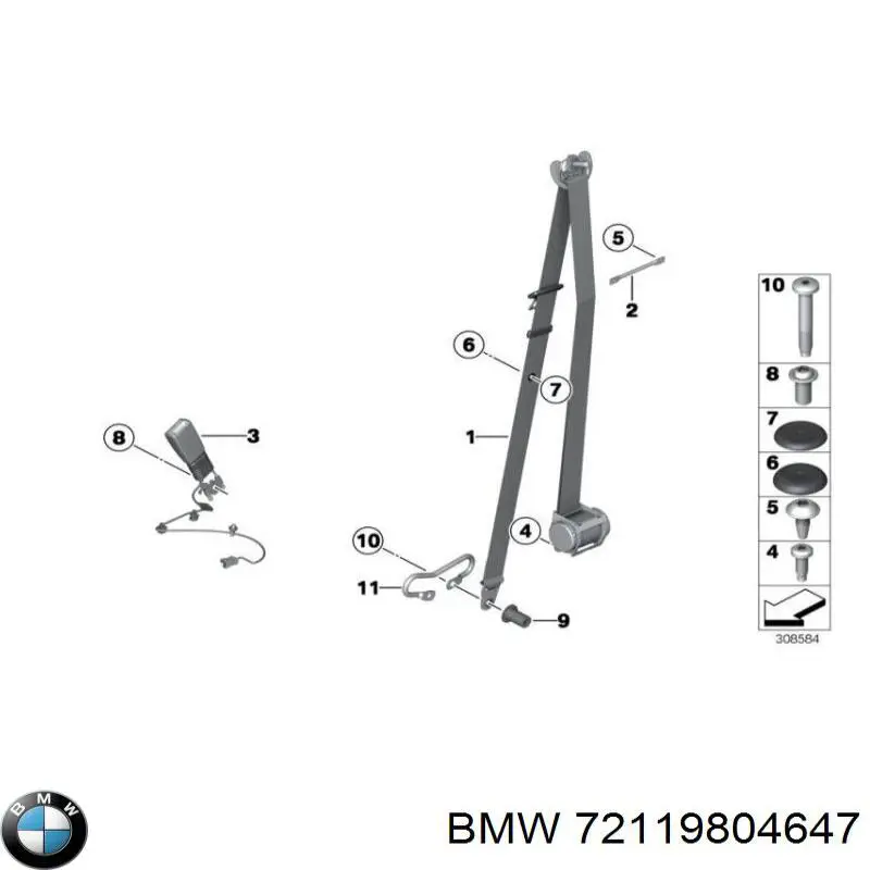 72119804647 BMW 