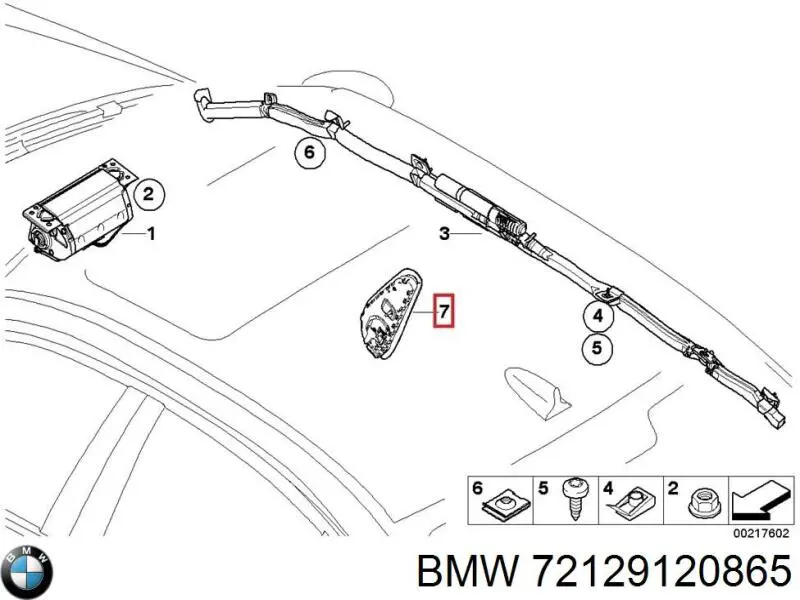 72129120865 BMW Подушка сиденья водителя (и переднего сиденья)