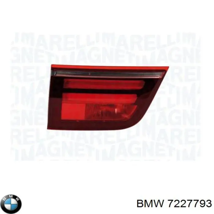 Фонарь задний левый внутренний 7227793 BMW