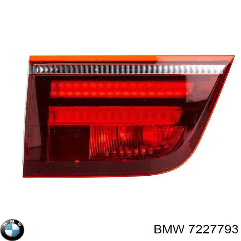 7227793 BMW lanterna traseira esquerda interna