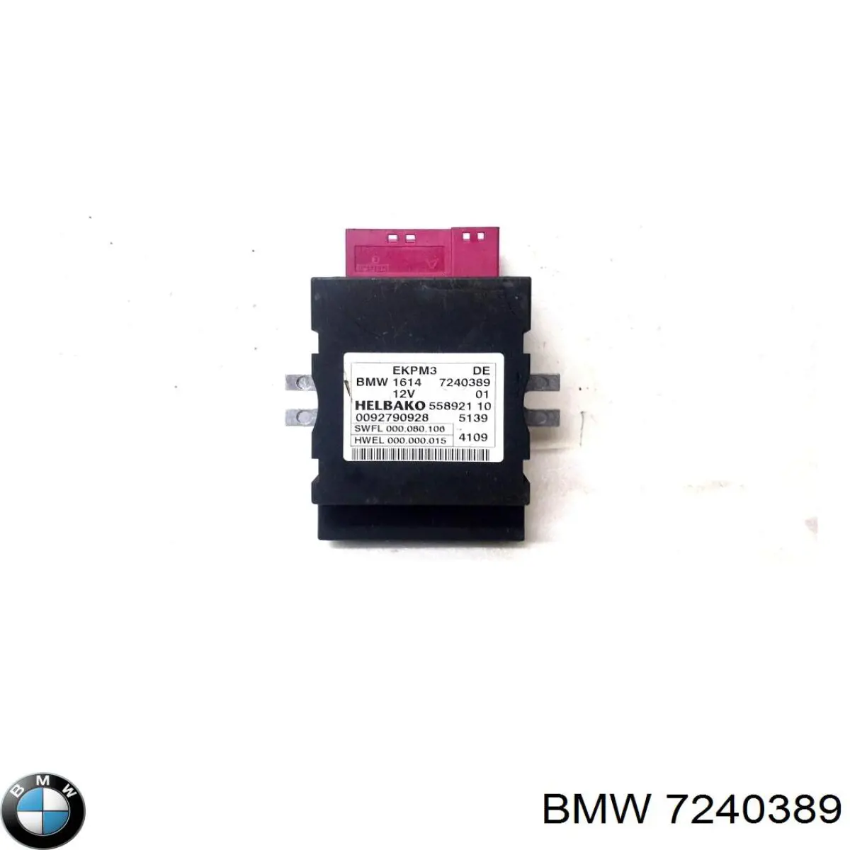 7240389 BMW módulo de direção (centralina eletrônica da bomba de combustível)