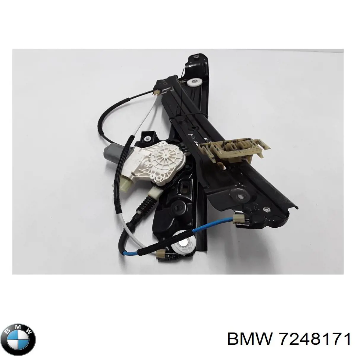 7248171 BMW motor de acionamento de vidro da porta dianteira esquerda