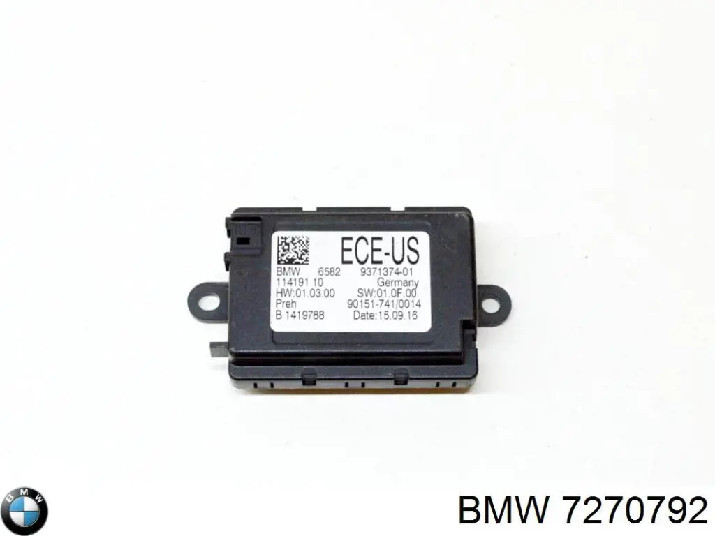 Замок открывания лючка бензобака 7270792 BMW