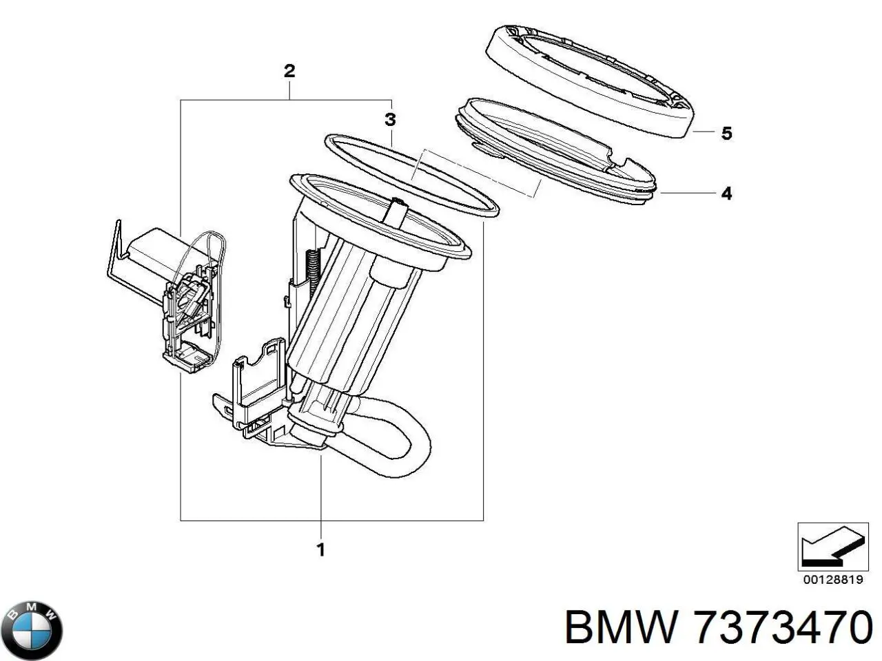 Топливный фильтр 7373470 BMW