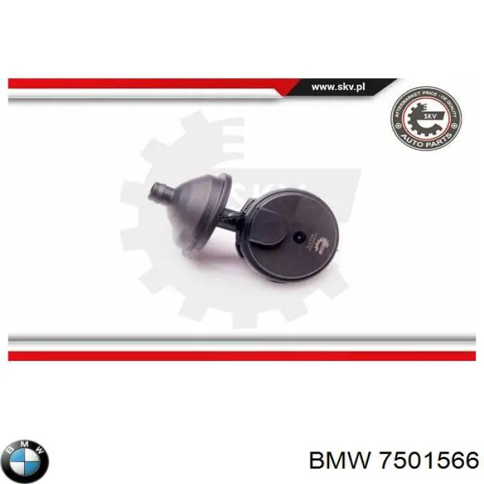 7501566 BMW клапан pcv вентиляции картерных газов