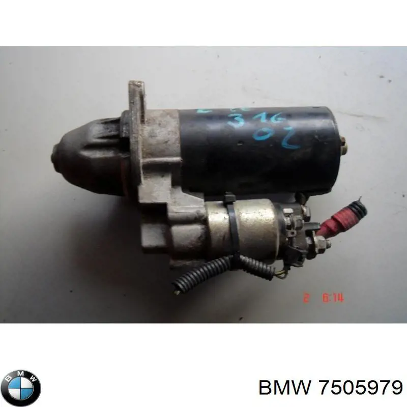 7505979 BMW motor de arranco