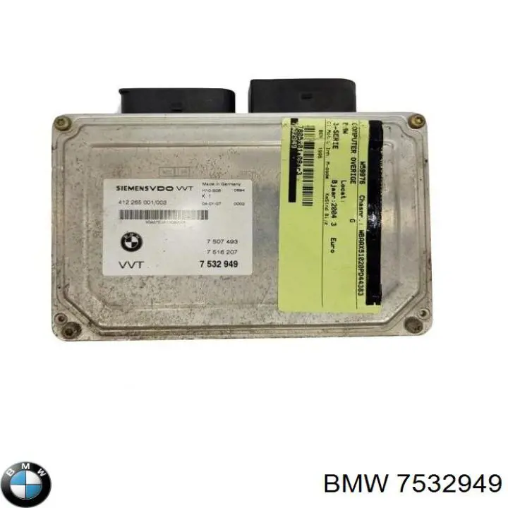 7532949 BMW módulo de direção (centralina eletrônica das válvulas)