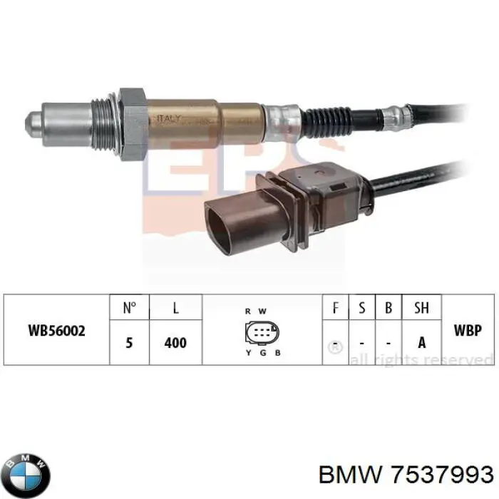 Датчик кислорода до катализатора 7537993 BMW