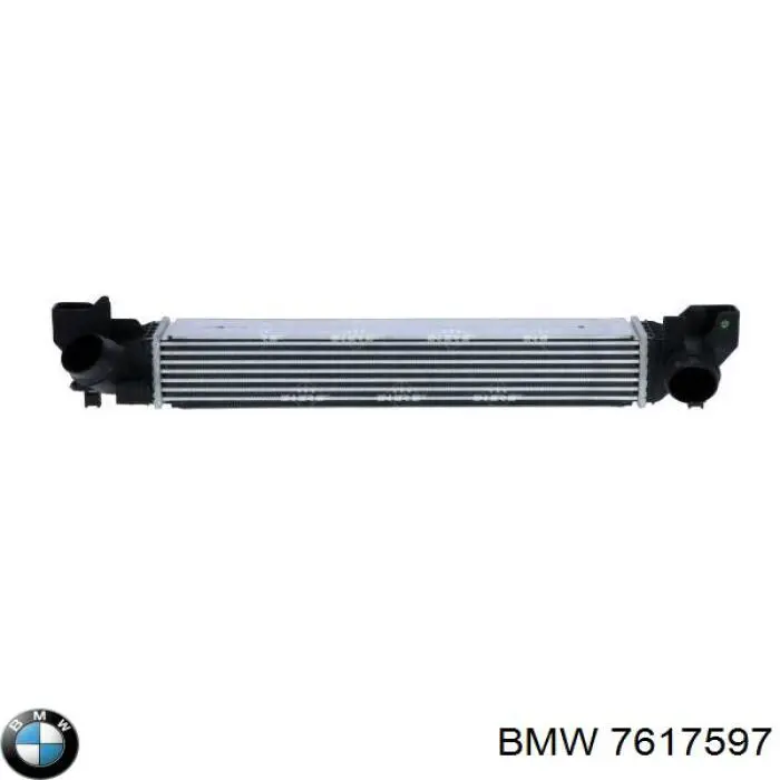 7617597 BMW radiador de intercooler
