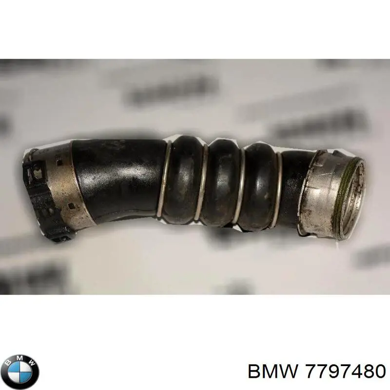 7797480 BMW Патрубок интеркуллера