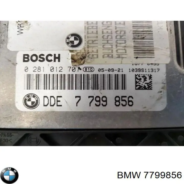 Модуль управления двигателем BMW 13617798506
