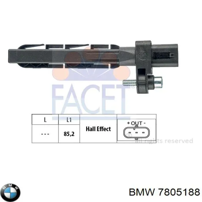 Купить 7805188 BMW Датчик оборотов коленвала
