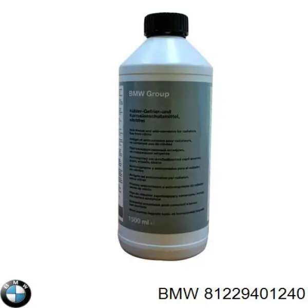 Антифриз BMW Korrosions-Frostschutzmittel Зелёный 1л (81229401240)