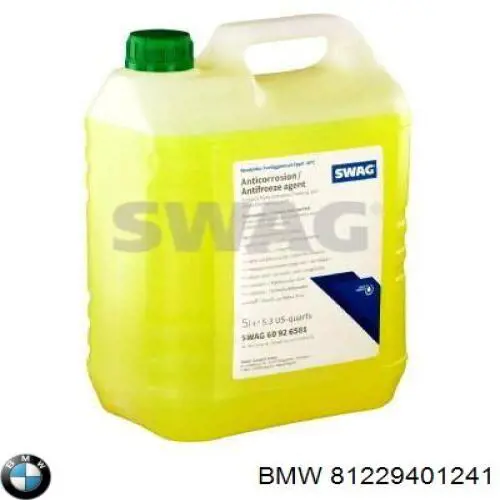 Антифриз BMW Korrosions-Frostschutzmittel Зелёный 1л (81229401241)