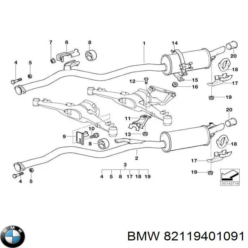  82119401091 BMW