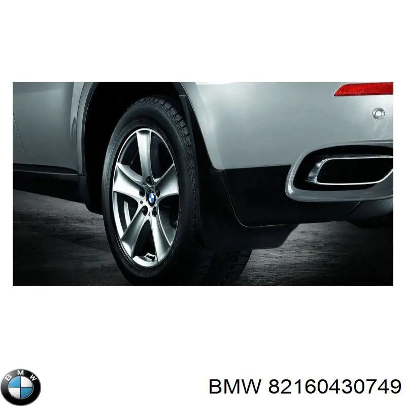 Брызговики задние, комплект на BMW X6 (E72) купить.